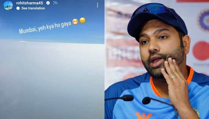 Rohit Sharma Expresses Concern Over Mumbai&#039;s Hazy Skies Ahead Of India Vs Sri Lanka Cricket World Cup 2023 Game