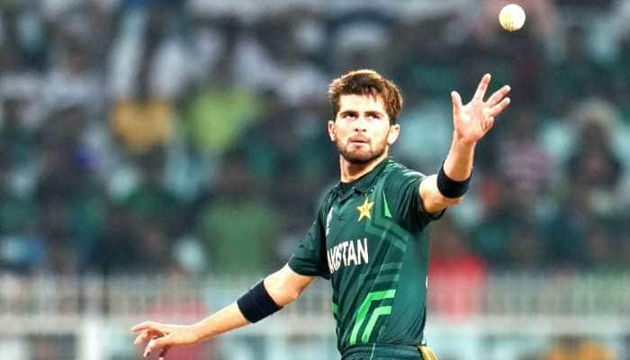 Pakistan pacer Shaheen Shah Afridi became the fastest pacer to reach the landmark of 100 ODI wickets in his 51st match against Bangladesh in the ICC Cricket World Cup 2023 in Kolkata on Tuesday. Australia’s Mitchell Starc achieved the feat in his 52nd game. (Photo: AP)