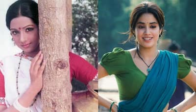 Netizens Call Janhvi Kapoor As Mom Sridevi's Doppelganger After Her Look from Devara Releases 