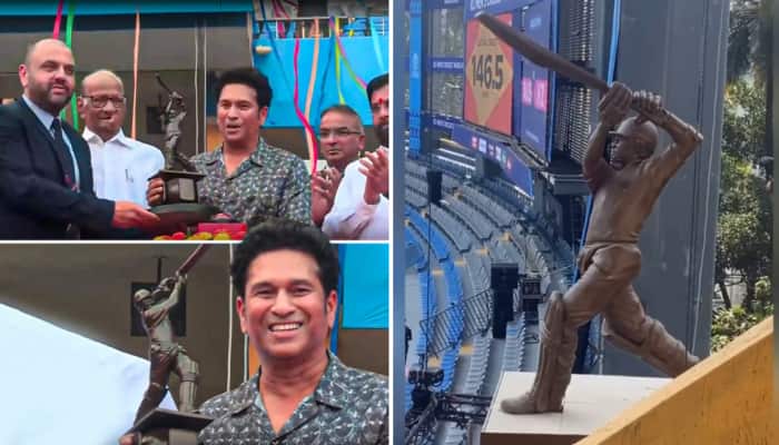 Watch: Sachin Tendulkar Unveils His Statue At Wankhede, Wife Anjali And Daughter Sara Tendulkar Also In Attendance