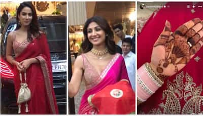 Happy Karva Chauth: From Mira Rajput To Shilpa Shetty - Bollywood Divas Dress Up For Festival