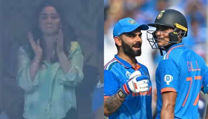 Watch: Virat Kohli's Priceless Reaction On 'Sara, Sara' Chants For Shubman Gill By Wankhede Crowd
