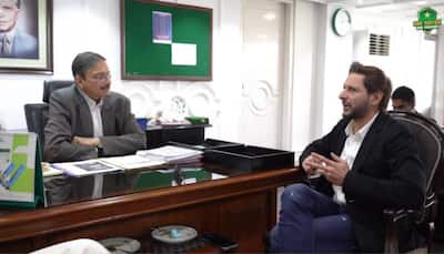 Cricket World Cup 2023: Amid Rumours Of Shahid Afridi Becoming New PCB Chief, Ex-Captain Meets Zaka Ashraf - WATCH