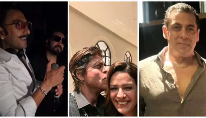 Shah Rukh Khan's Birthday Bash: King Khan Slays In Embellished Black Outfit, Ranveer Singh Turns DJ - INSIDE PICS, VIDEOS