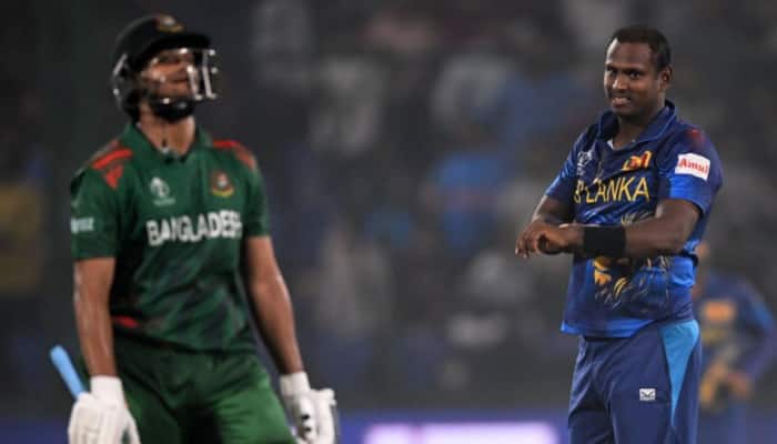 Cricket World Cup 2023: Angelo Mathews Tells Shakib Al Hasan &#039;Time To Go&#039; After Taking His Wicket - WATCH