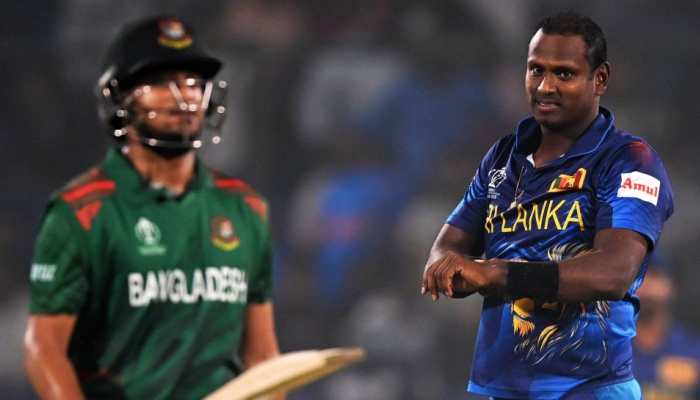 ICC Cricket World Cup 2023: Angelo Mathews Slams Shakib al Hasan Over ‘Timed Out’ Dismissal, Calls It ‘Disgraceful’, WATCH ICC Cricket World Cup 2023: Angelo Mathews Slams Shakib al Hasan Over ‘Timed Out’ Dismissal, Calls It ‘Disgraceful’, WATCH