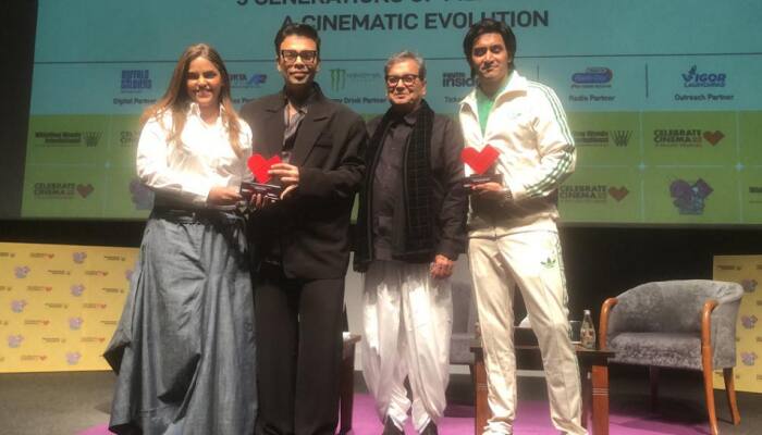 Karan Johar Pays Homage To Subhash Ghai At Whistling Woods International, Says &#039;I Stand Up When He Calls&#039;