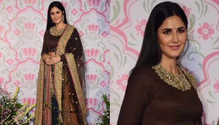 Diwali Party: Katrina Kaif Spells Elegance In Traditional Brown Ensemble, Turns Heads With Her Stunning Festive Look