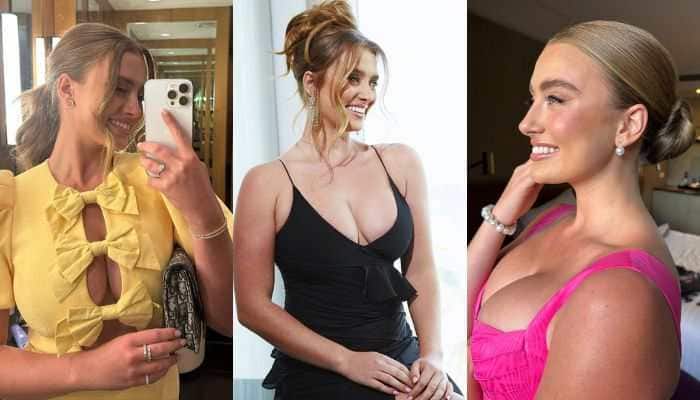 Grace Hayden: Matthew Hayden's Daughter Who Made Her Anchoring Debut In Cricket World Cup 2023 - In Pics