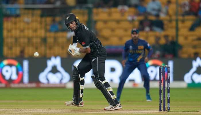 New Zealand all-rounder Rachin Ravindra has broken England batter Jonny Bairstow's record of scoring most runs in maiden ODI World Cup campaign. Ravindra has notched up 565 runs in 9 matches in ICC Cricket World Cup 2023 with 2 more possible matches to go. (Photo: AP)