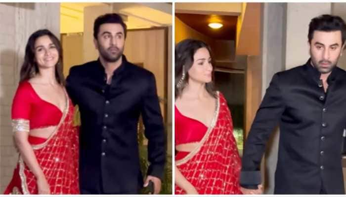 Ranbir Kapoor, Alia Bhatt Make Heads Turn At Kareena Kapoors Diwali Bash - Watch Video 