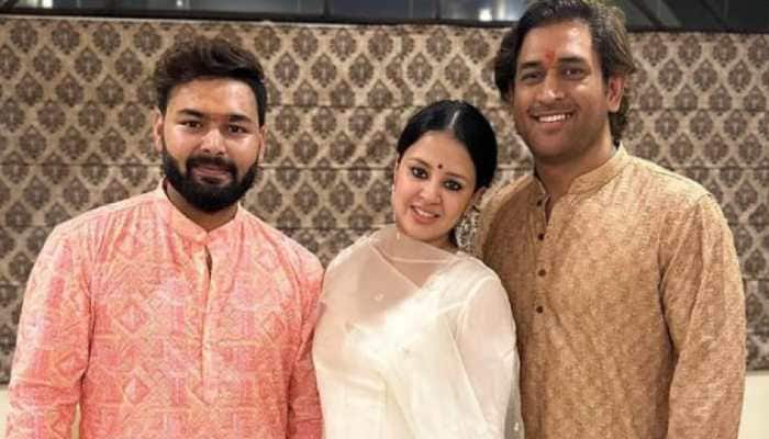 Rishabh Pant Celebrates Diwali With MS Dhoni And Sakshi Dhoni, PICS Go Viral