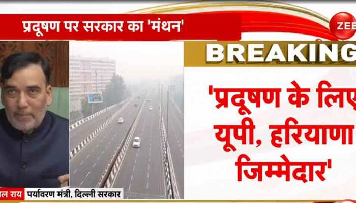 'UP, Haryana Responsible For Rising Pollution In Delhi; GRAP 4 Measures To Continue': Gopal Rai