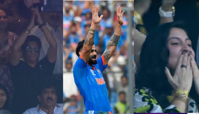 Watch: Virat Kohli Bows Down To Sachin Tendulkar After 50th ODI Century; Anushka Sharma Sends Flying Kisses