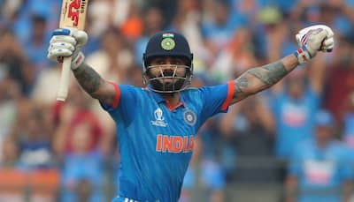 WATCH: The Virat Kohli Shot That Brought Up His 50th ODI TON In the 1st Semi-Final Of Cricket World Cup 2023 Vs New Zealand 