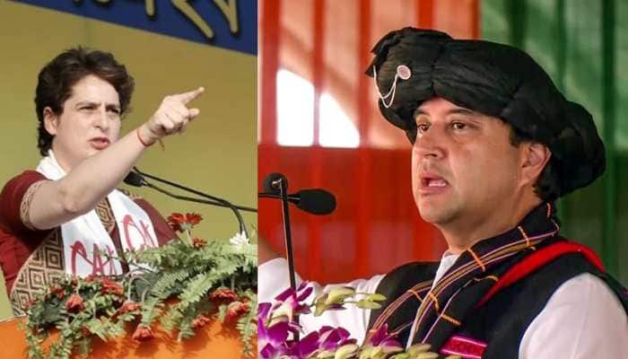 Jyotiraditya Scindia Hits Back At Priyanka Gandhi Over &#039;Short Height&#039; Remark