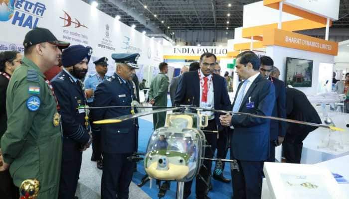 Dubai Air Show: Indian Air Force&#039;s Sarang Helicopter Team, Tejas Jet Impress Attendees 