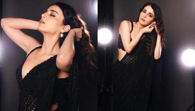 Radhika Madan Sizzles In Stunning Black Saree, Fans Call Her 'Beauty Queen' 