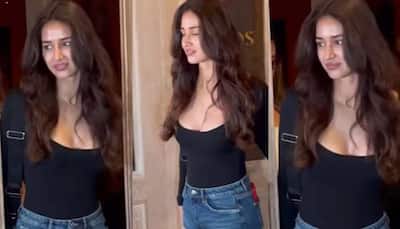 Disha Patani Flaunts Her Perfect Curves In Plunging Top, Skintight Shorts; Fans Call Her 'Baby Doll' 