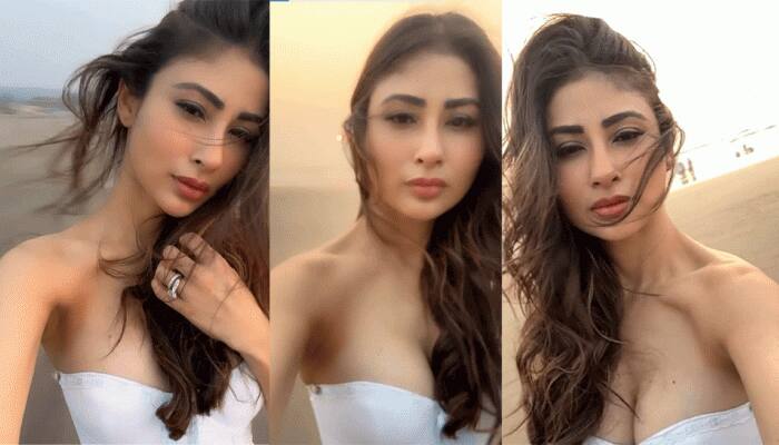 Mouni Roy Sizzles In White Bikini, Skirt On Beach, Raises Temperature On Internet, Watch