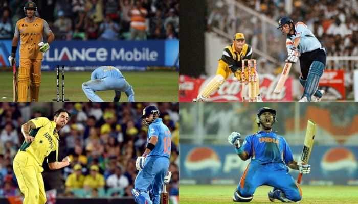 From Sachin Tendulkar's Desert Storm To S Sreesanth's Aggressive Celebration Celebration: Top 10 Iconic Moments From India vs Australia Rivalry - In Pics