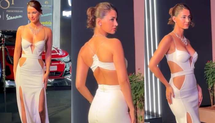 Disha Patani Turns Up The Heat In Bold Outfit, Flaunts Her Curves In Thigh-High Slit Cut-Out Dress: Watch 
