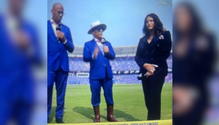 WC Final: Sunil Gavaskar&#039;s AWESOME Choice Of Boots On Field - WATCH