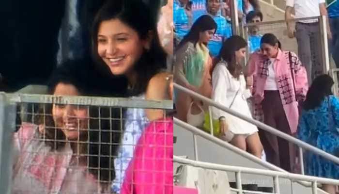 Cricket World Cup 2023 Final: Anushka Sharma, Athiya Shetty Cheer For Team India In Ahmedabad - WATCH