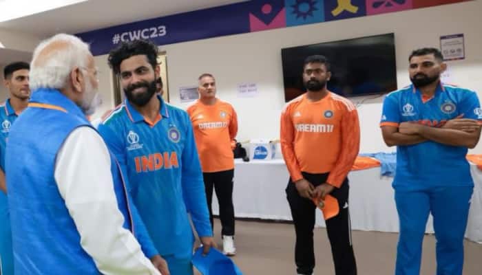 PM Narendra Modi Visits Indian Dressing Room To Motivate Players After Loss To Australia In Cricket World Cup 2023 Final; See PIC