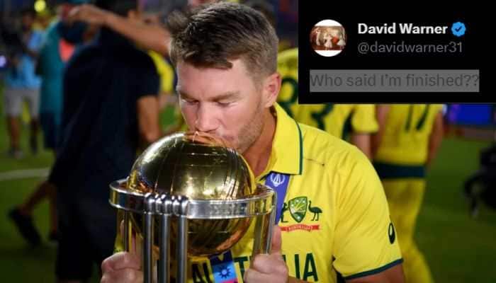 David Warner Does A MS Dhoni On Retirement After Winning Cricket World Cup 2023, Says &#039;Who said I’m finished??&#039;