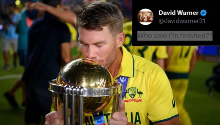 David Warner Does A MS Dhoni On Retirement After Winning Cricket World Cup 2023, Says 'Who said I’m finished??'