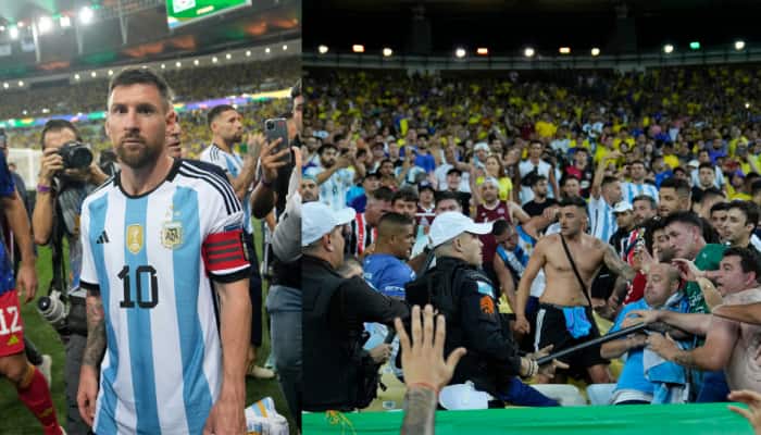 WATCH: Upset Lionel Messi Takes Team Off The Field After Argentina Fans Attacked By Brazil Police