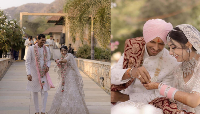 India Pacer Navdeep Saini Marries Girlfriend Swati Asthana, Shares Wedding Pics India Pacer Navdeep Saini Marries Girlfriend Swati Asthana, Shares Wedding Pics