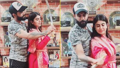 Ravindra Jadeja Teaches Sword Celebration To Wife Rivaba, CSK Shares Photo