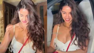 Viral Video: Disha Patani Stuns In Bold White Dress With Plunging Neckline 