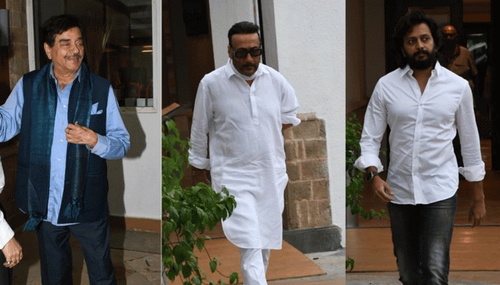 Rajkumar Kohli Prayer Meet Held In Juhu, Sunny Deol, Raj Babbar, Jackie Shroff Attend