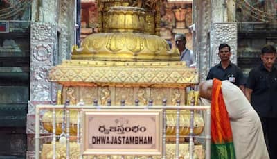 PM Modi Visits Sri Venkateswara Swamy Temple In Tirumala, Shares Pics
