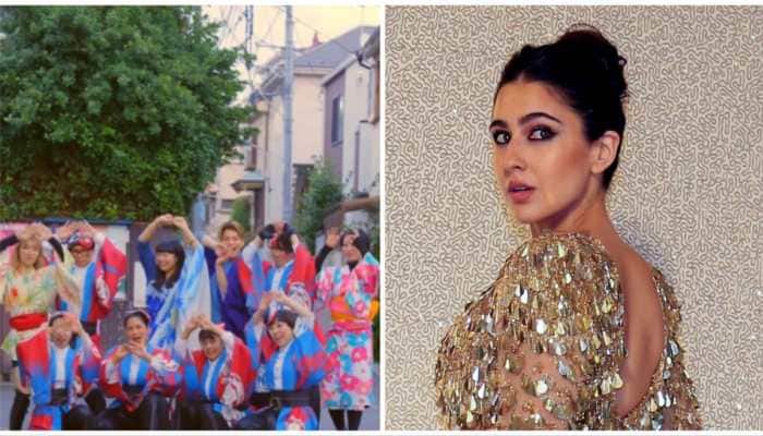 VIRAL VIDEO: Sara Ali Khan's 'Chaka Chak' Fever Engulfs Japan - WATCH 
