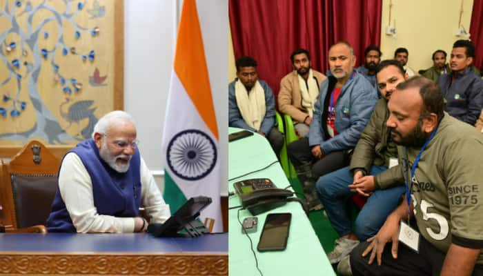 PM Modi’s Heartfelt Call To 41 Survivors of Uttarakhand Tunnel Collapse