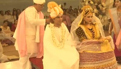 WATCH- Randeep Hooda And Lin Laishram Mesmerize As Traditional Manipuri Bride And Groom In Enchanting Wedding Celebration