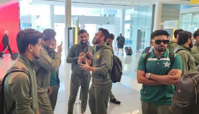 Serious-Looking Babar Azam Snapped At Canberra Airport After Pakistan Team Reaches Australia For Test Series; See PIC