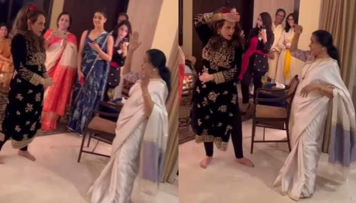 Legends Together: Mumtaz, Asha Bhosle Recreate &#039;Koi Sehri Babu,&#039; Video Goes Viral 