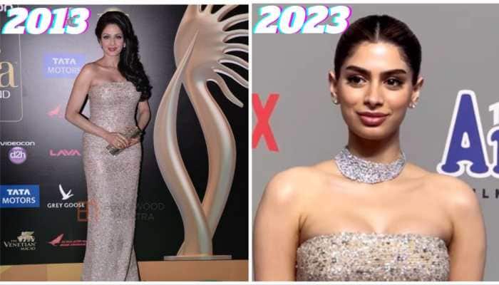 Did You Know Khushi Kapoor Wore Her Late Mother Sridevi's Gown At The Archies Screening? - WATCH 