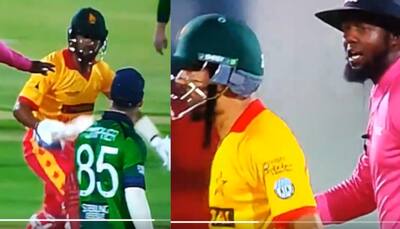 WATCH: Sikandar Raza, Curtis Campher's Onfield FIGHT During Tensed T20I Between Zimbabwe And Ireland Recorded On Camera