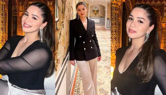 Sara Tendulkar's Jaipur Jaunt: A Stylish Symphony In Black Unveils The Glamorous Magic - In Pics