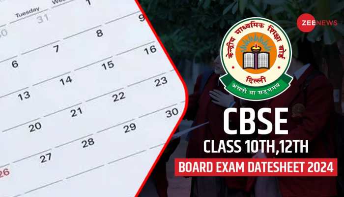 CBSE Board Exam 2024 Datesheet: Class 10th, 12th Time Table Released At cbse.gov.in- Check Direct Link Here