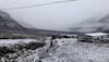 uttarakhand chamoli snowfall