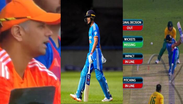 WATCH: Rahul Dravid Gets Angry After Yashasvi Jaiswal's Blunder Pays Price For Shubman Gill's Wicket