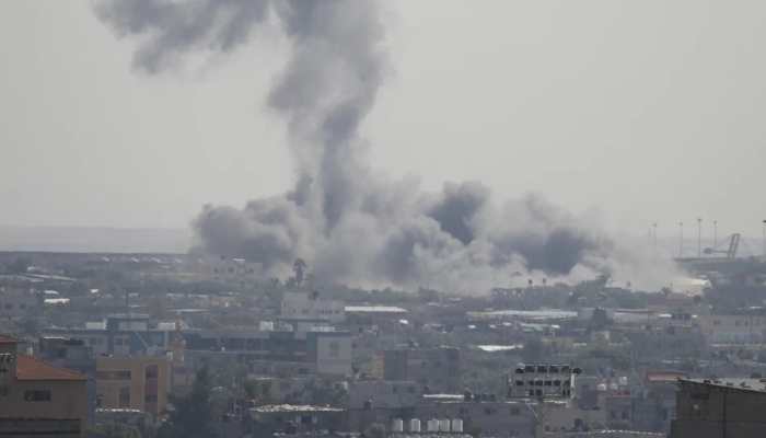 Smoke Rises Over Gaza As Israel And Qatar Are Set To Hold Talks
