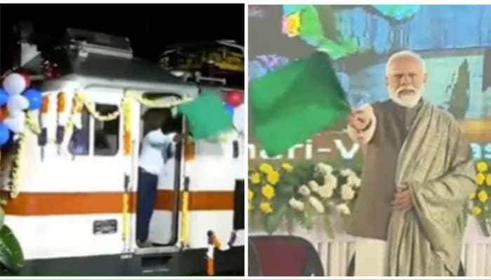 PM Modi Flags Off Kashi Tamil Sangamam Express In Varanasi- Watch